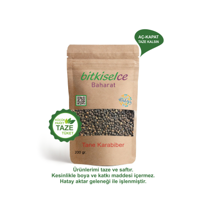 Premium Kalite Tane Karabiber "Tane Karabiberin Gizemi" 200 gr.